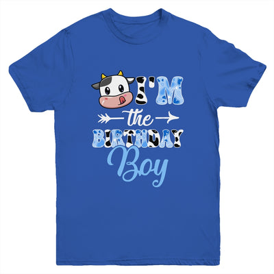 I'm The Birthday Boy Farm Cow 1St Birthday Boy Youth Shirt | teecentury