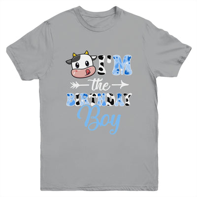 I'm The Birthday Boy Farm Cow 1St Birthday Boy Youth Shirt | teecentury