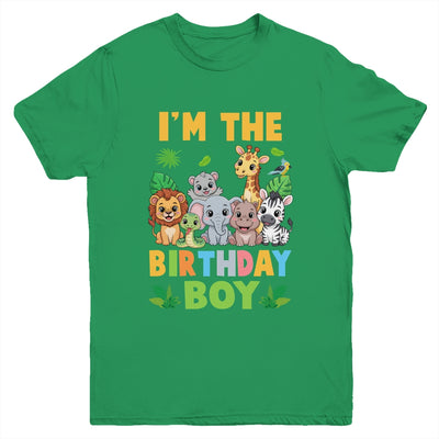 I'm The Birthday Boy Kids Safari Jungle Animal Youth Shirt | teecentury