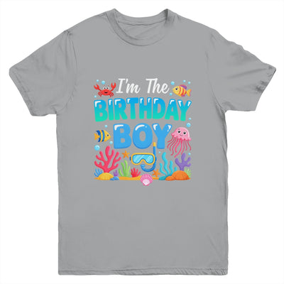 I'm The Birthday Boy Kids Sea Animals Ocean Aquarium Youth Shirt | teecentury