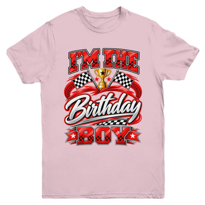 I'm The Birthday Boy Race Car Family Pit Crew Kids Youth Shirt | teecentury