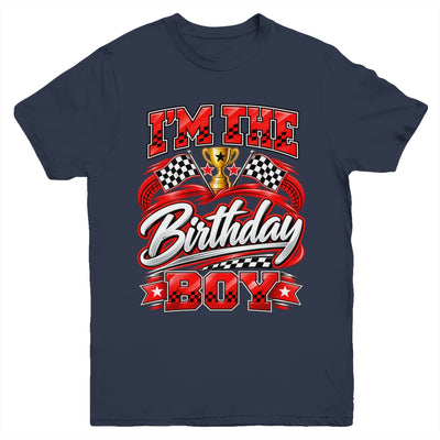 I'm The Birthday Boy Race Car Family Pit Crew Kids Youth Shirt | teecentury