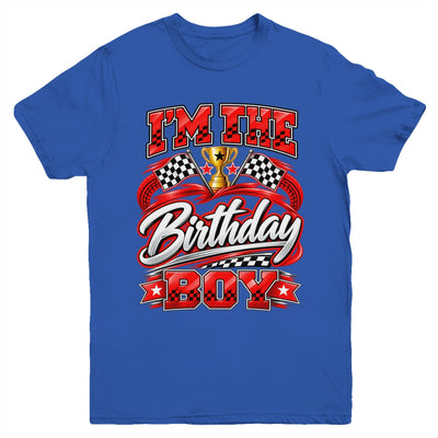 I'm The Birthday Boy Race Car Family Pit Crew Kids Youth Shirt | teecentury