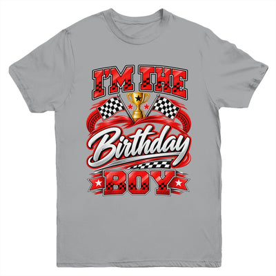 I'm The Birthday Boy Race Car Family Pit Crew Kids Youth Shirt | teecentury