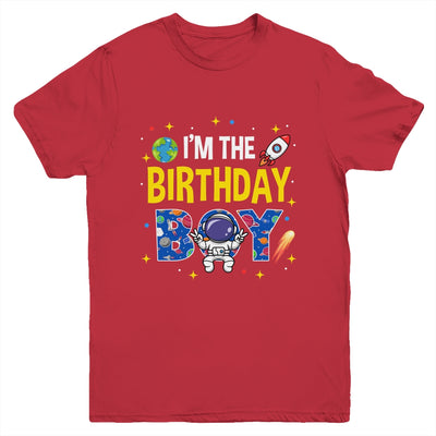 I'm The Birthday Boy Space Astronaut Family Birthday Youth Shirt | teecentury