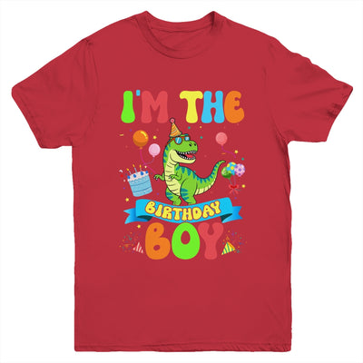 I'm The Birthday Boy TRex Dinosaur Birthday Family Youth Shirt | teecentury