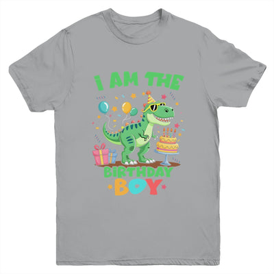I'm The Birthday Boy T Rex Dinosaur Family Party Boys Youth Shirt | teecentury