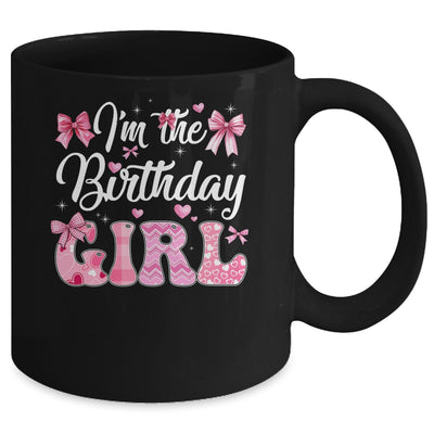 I'm The Birthday Girl 1st Birthday Family Pink Coquette Bow Mug | teecentury