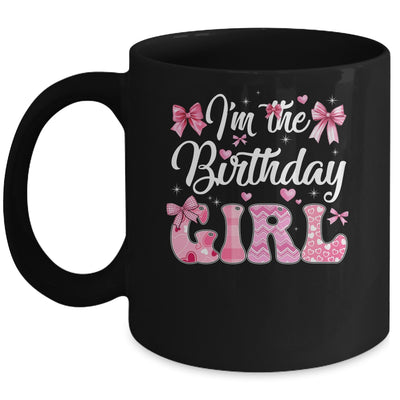 I'm The Birthday Girl 1st Birthday Family Pink Coquette Bow Mug | teecentury