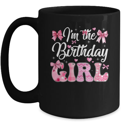 I'm The Birthday Girl 1st Birthday Family Pink Coquette Bow Mug | teecentury