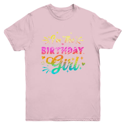 I'm The Birthday Girl Bday Tie Dye 1st Birthday Family Youth Shirt | teecentury