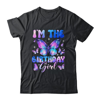 I'm The Birthday Girl Butterfly Kids Family Matching Shirt & Hoodie | teecentury