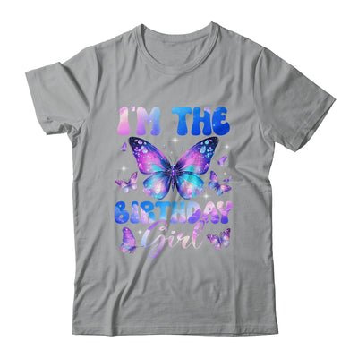I'm The Birthday Girl Butterfly Kids Family Matching Shirt & Hoodie | teecentury