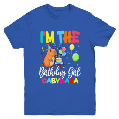 I'm The Birthday Girl Capybara Girl Bday Party Family Youth Shirt | teecentury