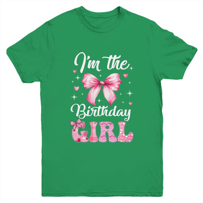 I'm The Birthday Girl Coquette Bow Cute Matching Family Youth Shirt | teecentury