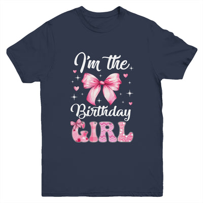 I'm The Birthday Girl Coquette Bow Cute Matching Family Youth Shirt | teecentury