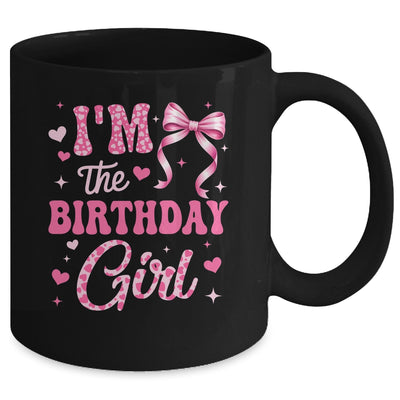 I'm The Birthday Girl Coquette Bow Cute Pink Matching Family Mug | teecentury