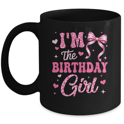I'm The Birthday Girl Coquette Bow Cute Pink Matching Family Mug | teecentury