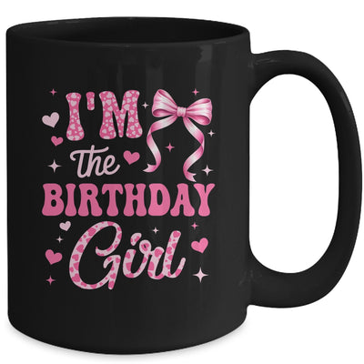 I'm The Birthday Girl Coquette Bow Cute Pink Matching Family Mug | teecentury