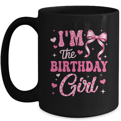I'm The Birthday Girl Coquette Bow Cute Pink Matching Family Mug | teecentury