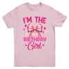 I'm The Birthday Girl Coquette Bow Matching Family Youth Shirt | teecentury