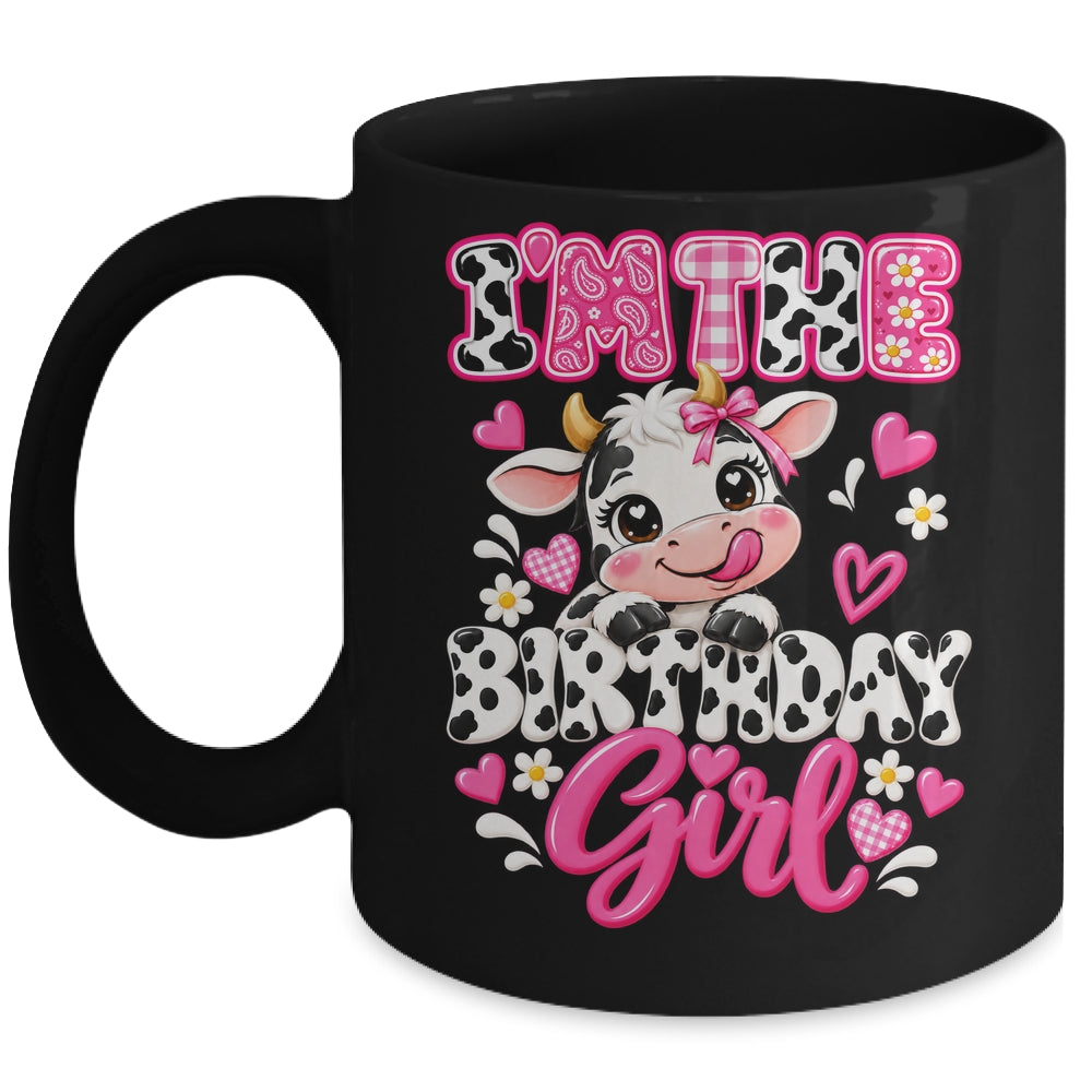 I'm The Birthday Girl Cow 1St Birthday Kids Family Farm Mug | teecentury