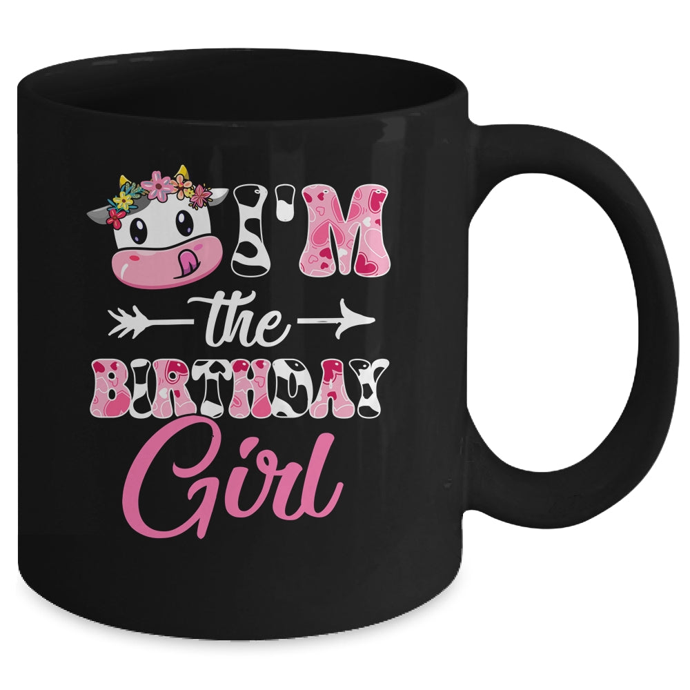 I'm The Birthday Girl Farm Cow 1St Birthday Girl Mug | teecentury