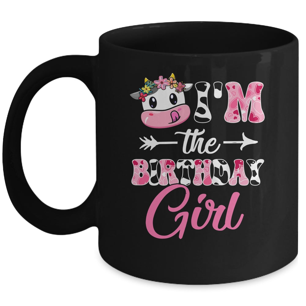 I'm The Birthday Girl Farm Cow 1St Birthday Girl Mug | teecentury