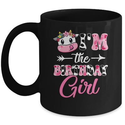 I'm The Birthday Girl Farm Cow 1St Birthday Girl Mug | teecentury