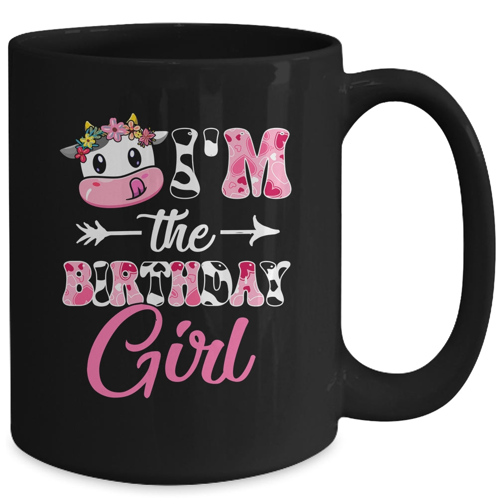 I'm The Birthday Girl Farm Cow 1St Birthday Girl Mug | teecentury