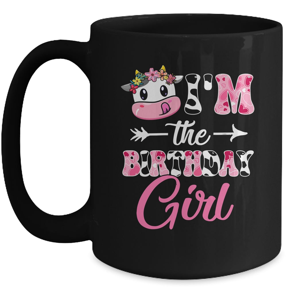 I'm The Birthday Girl Farm Cow 1St Birthday Girl Mug | teecentury