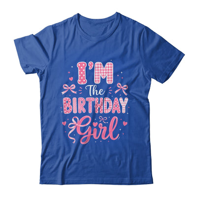 I'm The Birthday Girl Matching Pink Coquette Bow Birthday Shirt & Hoodie | teecentury