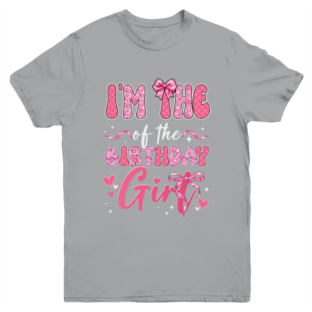 I'm The Birthday Girl Pink Coquette Bow Family Kids Youth Shirt | teecentury