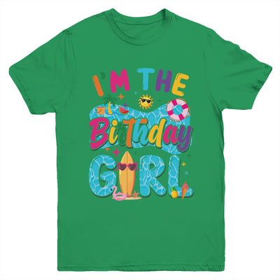 I'm The Birthday Girl Pool Party Beach Family Matching Youth Shirt | teecentury