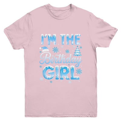 I'm The Birthday Girl Snowflakes Winter 1st Birthday Family Youth Shirt | teecentury