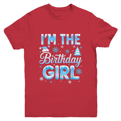 I'm The Birthday Girl Snowflakes Winter 1st Birthday Family Youth Shirt | teecentury