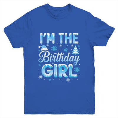 I'm The Birthday Girl Snowflakes Winter 1st Birthday Family Youth Shirt | teecentury