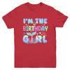 I'm The Birthday Mermaid Girl Family Matching Party Youth Shirt | teecentury