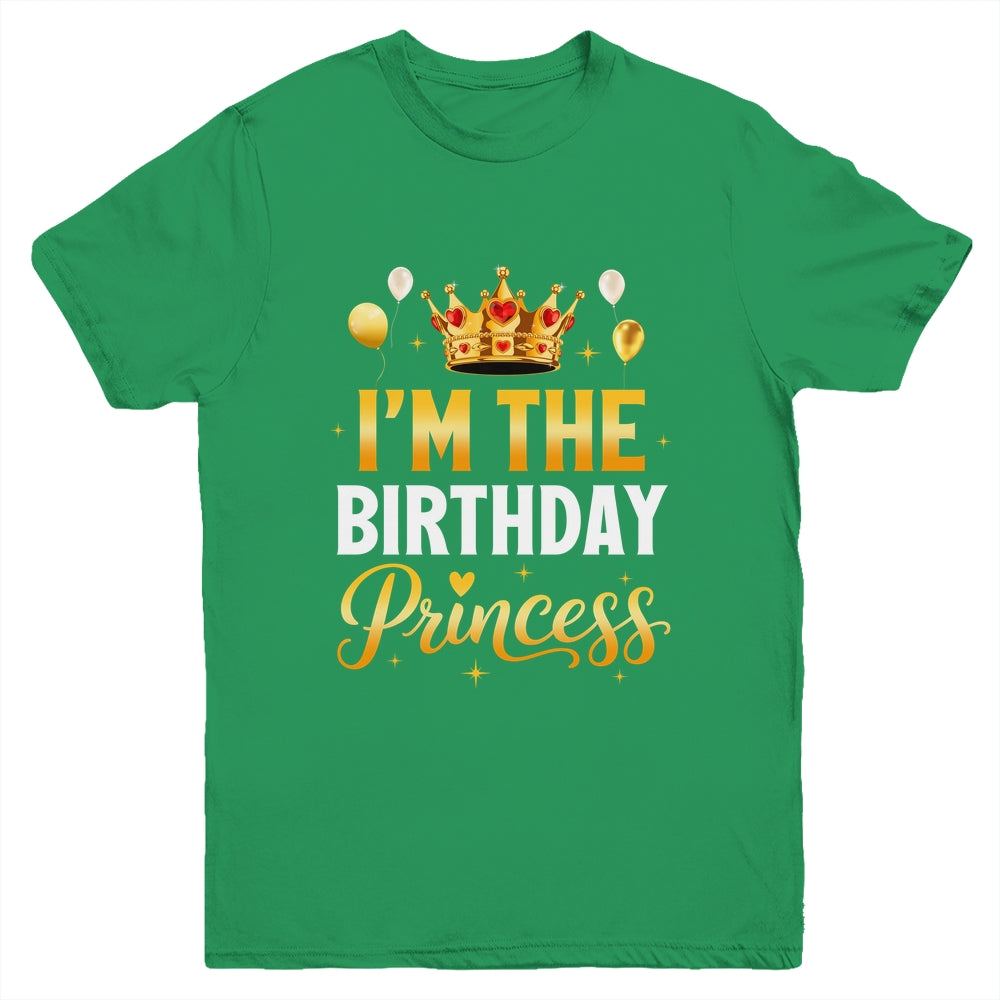 I'm The Birthday Princess Birthday Girl Family Kid Youth Shirt | teecentury