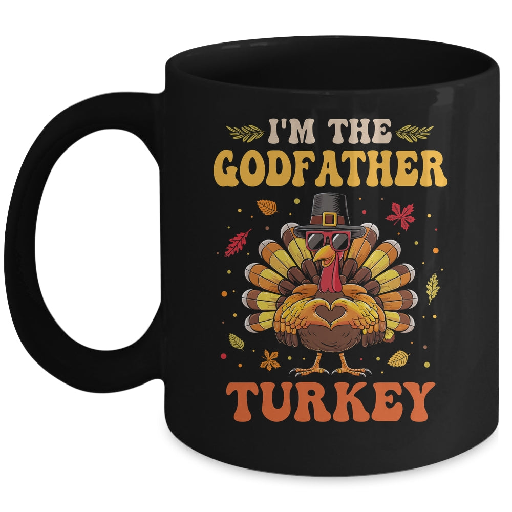 I'm The Godfather Turkey Matching Family Thanksgiving Costume Mug | teecentury