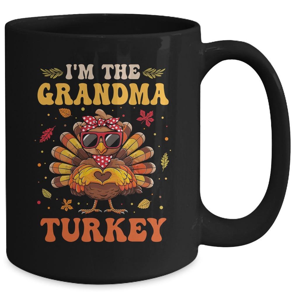 I'm The Grandma Turkey Matching Family Thanksgiving Costume Mug | teecentury
