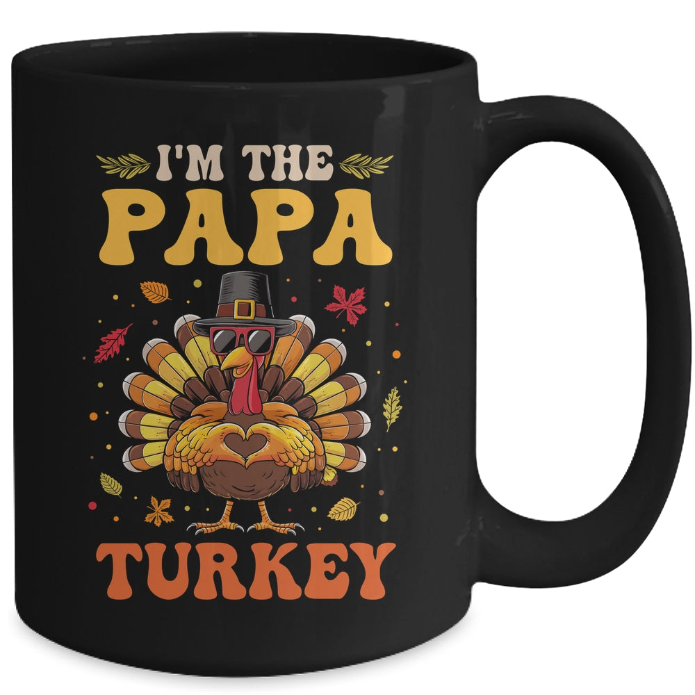 I'm The Papa Turkey Matching Family Thanksgiving Costume Mug | teecentury