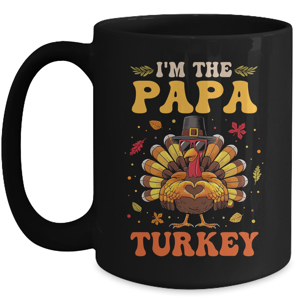 I'm The Papa Turkey Matching Family Thanksgiving Costume Mug | teecentury