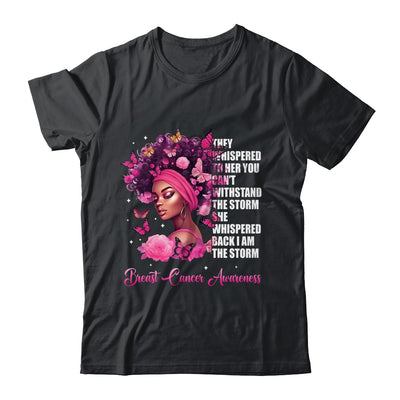 I'm The Storm Black Women Breast Cancer Awareness Survivor Shirt & Hoodie | teecentury