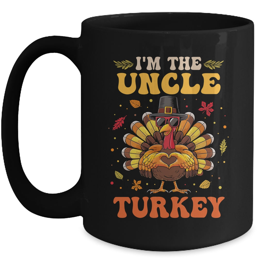 I'm The Uncle Turkey Matching Family Thanksgiving Costume Mug | teecentury