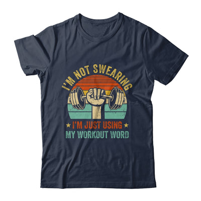 I'm Using My Workout Words Funny Fitness Gym Design Men Women Shirt & Tank Top | teecentury