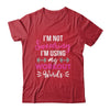 I'm Using My Workout Words Funny Fitness Gym For Women Girls Shirt & Tank Top | teecentury