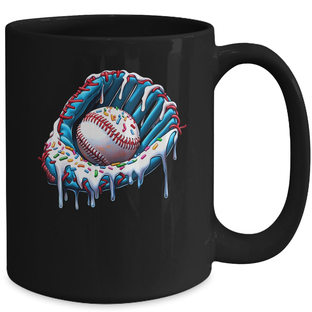 Ice Cream Drip Baseball Bat With Sprinkles Drip Ice Cream Mug | teecentury
