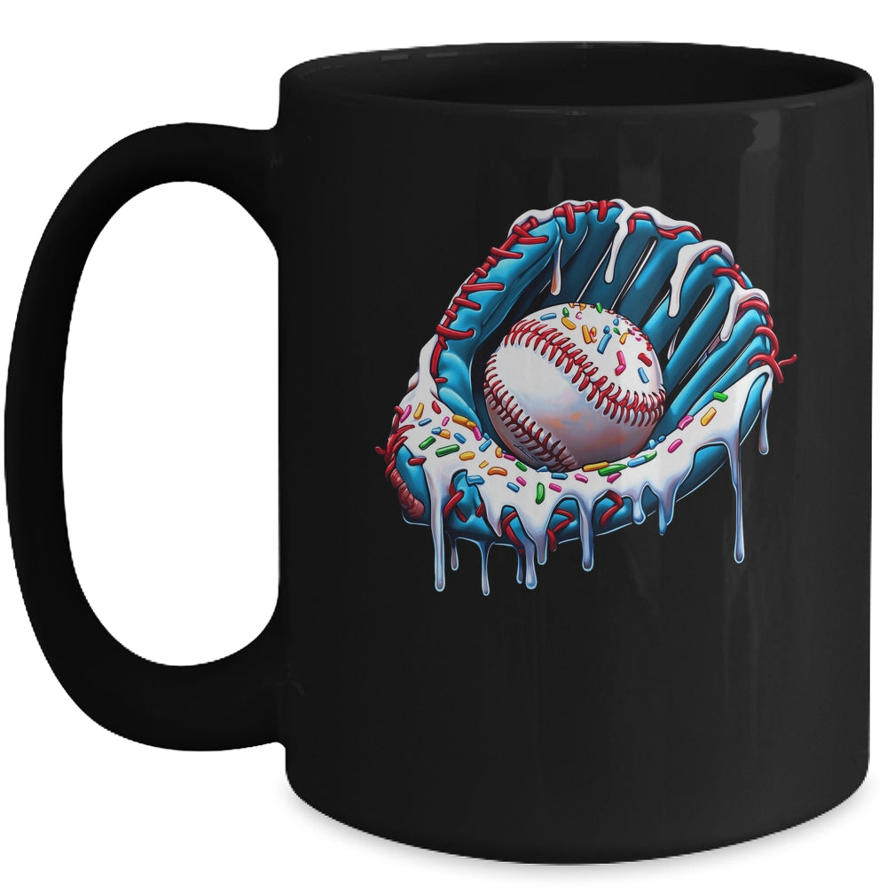 Ice Cream Drip Baseball Bat With Sprinkles Drip Ice Cream Mug | teecentury