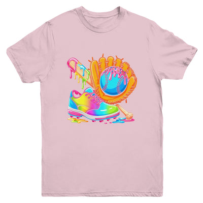 Ice Cream Drip Baseball Stuff Baseball Drip For Boys Graphic Youth Shirt | teecentury